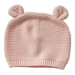 Baby GAP Soft Bear Knit Hat Rose Pink 0-3 Months